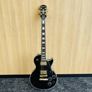 【EPIPHONE】エピフォン ギター ブラックカラー LES PAUL CUSTOM PRO 趣味 音楽 楽器 コレクション レスポール ミュージック 