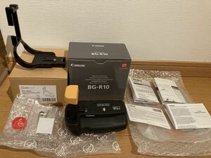 Canon バッテリーグリップ BG-R10 R5 R6 mark 2 Ⅱ 純正 キヤノン 元箱付 ＋ おまけ付き SWFOTO PCL-R6IIG アルカスイス互換 L字 プレート