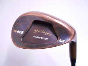 【中古】 マスダゴルフ スタジオウェッジM425 銅メッキ RAUNE WEDGE w85 WEDGE 52 ウエッジ 地クラブ カスタム カーボン メンズ 右