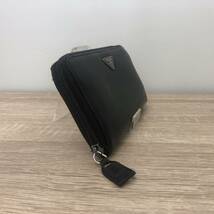 【1000円スタート】PRADA プラダ ラウンドファスナー長財布 M506 ブラック 三角プレート メンズ レディース レターパックプラス発送_画像3