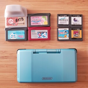 1円スタート！ DS 初代 ニンテンドーDS 本体 アダプター 動作確認済 ファイナルファンタジー3 4 アイスクライマー メイドインワリオおまけ