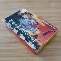 GBA ジュラシックパークIII 恐竜にあいにいこう！ 箱説 ゲームボーイアドバンス 送料140円～_画像2