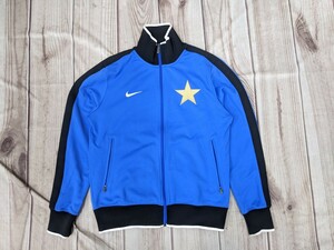 16．00s ナイキ NIKE インテル セリエA トラックジャケット ジャージブルゾン メンズM青系黒白黄色 トレーニングウェアx203