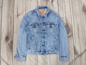 17．リーバイス LEVI'S WPL423 3rd ストレッチ入り デニムジャケット Gジャン メンズS　ネイビーy504