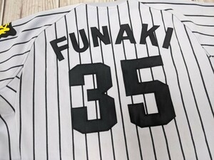 18 rare actual use . tree ..00 year NPB Hanshin Tigers 35 number E9Z624 Descente made se Lee g visitor a way uniform Baseball shirt baseball gray black 510