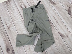 4．マムート MAMMUT 1020-10650 BOMBOO Light 2in1 Pants デタッチャブル クライミングパンツ メンズM　カーキ系 アウトドアx509