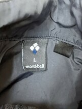 12．mont-bell モンベル STYLE 1103221 総柄 ナイロンブルゾンジャケット メンズL 黒グレー系　アウトドアウェアx210_画像5