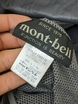 11．モンベル mont-bell ポルカテックス 裏メッシュ 薄手ナイロンブルゾンジャケット パーカー メンズL ダークグレー系　アウトドア x202_画像6