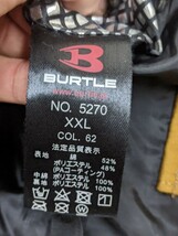 12．大きいサイズ バートル BURTLE PAコーティング 裏アルミ 中綿入り 防寒 ワークジャケット メンズXXL キャメル 黄土色 黒系 作業着 y207_画像9