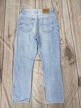 11．93年製 米国製 リーバイス USA製 LEVI'S　デニムジーンズ パンツ W30L30　ネイビー系 y404_画像2