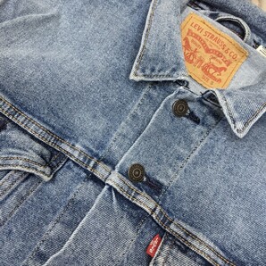 17．リーバイス LEVI'S WPL423 3rd ストレッチ入り デニムジャケット Gジャン メンズS ネイビーy504の画像7