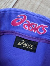 10．2点　90s アシックス ASICS レトロジャージ トラックジャケット ブルゾン パンツ トレーニングウェア上下 メンズL,O　紫 y502_画像7