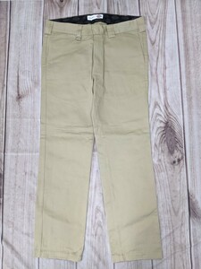 20．ディッキーズ Dickies TCツイルスリムチノパンツ サイズ inc(36) ベージュy502