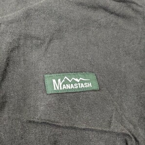 15．マナスタッシュ MANASTASH ライト クロップド パンツ ヘンプ×コットン マルチカラー クレイジーパターン 7196006 メンズM x608の画像5
