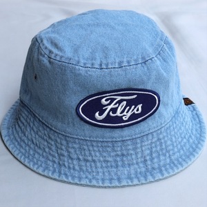 ブラックフライ デニム バケットハット FURY OVAL BUCKET HAT Blackflys ライトブルー newhattan社製