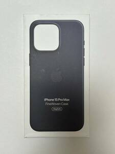 Apple純正iPhone 15 Pro Maxファインウーブンケース 新品 ブラック