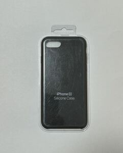 Apple純正iPhone 7 / 8 / SE シリコンケース 新品 ブラック