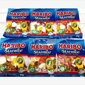 【HARIBO】スターミックス(フルーツなど味ミックス)ハリボー/グミセット☆計6袋☆