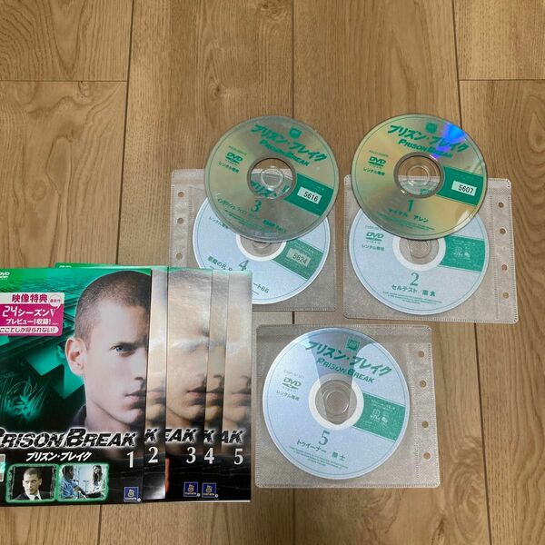 プリズン・ブレイク　１〜5 DVD ケースなし レンタル落ち