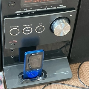 ★【通電OK】SONY HCD-S10 ウォークマン用ドックコンポ（CD ラジオ ウォークマン） ＋ウォークマンNW-E083＋リモコン付き（送料無料）の画像5