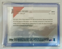 ★【極美品】2018 Topps Now Moment of the Week MOW-6 大谷翔平 RC ルーキーカード MLB Angels エンジェルス（送料無料）_画像2