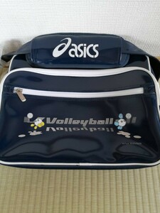 ASICS Asics pabo Chan enamel shoulder S bag unused tag attaching Sportback 