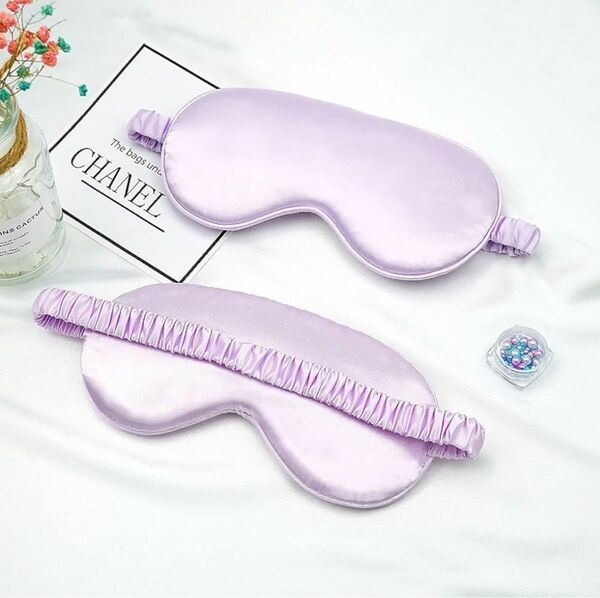 ◎[VIGANI] アイマスク、アイマスク 1PCS Sleep Mask Silk Eye Dream Nigh