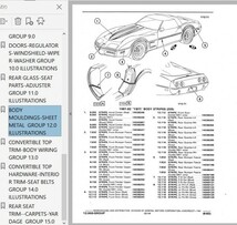 シボレー コルベット 1953-1982 パーツカタログ Chevrolet Corvette C3 _画像6