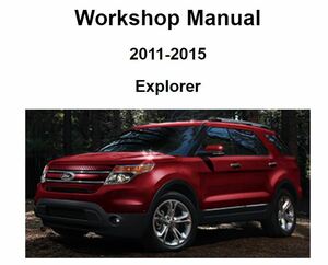 フォード エクスプローラー 2011-2015 Ford Explorer ワークショップマニュアル 整備書 カラー配線図