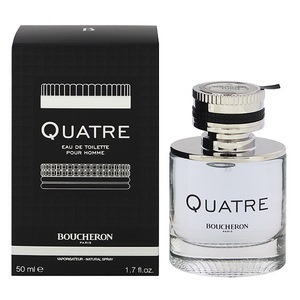 ブシュロン キャトル プールオム EDT・SP 50ml 香水 フレグランス QUATRE POUR HOMME BOUCHERON 新品 未使用