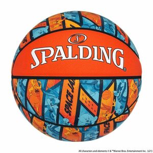 スポルディング スペース・プレイヤーズ パターンオレンジコンポジット バスケットボール 6号球 #77-156Z SPALDING 新品 未使用
