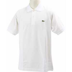 ラコステ メンズ L.12.12 ポロシャツ(無地・半袖) S(3) ホワイト #L1212LJ-99-001 LACOSTE 新品 未使用