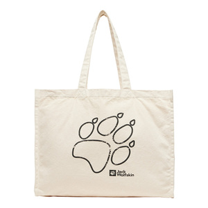  Jack Wolfskin JP Poe canvas tote bag eggshell white 47×44×10cm(20L) #2011341-5055 JP PAW CANVAS TOTE new goods unused 