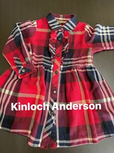 Kinloch Anderson キンロックアンダーソン　ワンピース　英国王室御用達　チェック柄　95〜100㎝