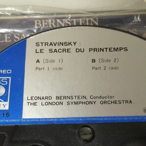 CLASSIC/オープンリールテープ7号/Bernstein/ストラヴィンスキー/春の祭典/外箱付き/Ｂ-11955の画像4