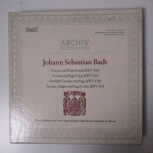 CLASSIC/オープンリールテープ/7号/外箱・ライナー付き/J.S.BACH - TOCCATA UND FUGE D MULL U. ANDERN/Ｂ-11996