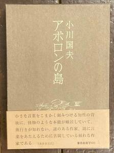 【即決】小川国夫/アポロンの島/審美社 版/初版/昭和42年/附録付き/島尾敏雄/藤枝静男/函/帯