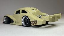 ホットウィール Hot Wheels 改　フォルクスワーゲン vw kafer racer ビートル 車高短 深リムホイール BBS カスタムミニカー 限定品_画像3