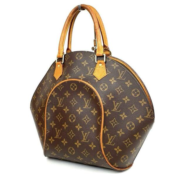 【美品】LOUIS VUITTON ルイヴィトン ハンドバッグ モノグラム エリプスMM M51126 トート 男女兼用 LV ロゴ金具 ビジネス レザー 人気