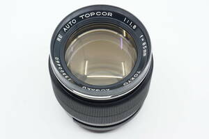 トプコン RE AUTO TOPCOR 85mm F1.8 美品 メタルフード＆前後レンズキャップ付き TOPCON REオートトプコール 稀少 中望遠レンズ