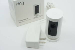 Amazon Ring Indoor Cam 第1世代 ホワイト 付属品完備 / 室内用 小型セキュリティカメラ 防犯 監視 カメラ 