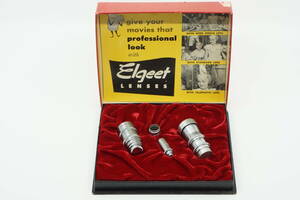 ELGEET 6.5mm F2.5 WIDE ANGLE ＆ 38mm F3.5 CINE-TEL エルジート Dマウント CINE シネレンズ 2本セット 広角 ＆望遠