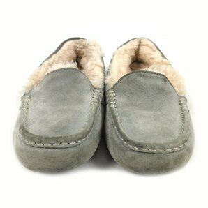 ▲□UGG (アグ) Ansley (アンスレー) サイズ24ｃｍ♪ライトグレー♪スエード♪シープスキン♪ラバーソール♪ムートン♪防寒♪もこもこの画像2