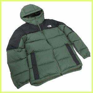 ▲□【美品】 THE NORTH FACE (ザ ノースフェイス) ダウンジャケット メンズ♪サイズM♪ブラック♪カーキ♪フーディー♪軽量♪防寒