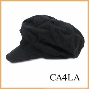 ▲★CA4LA（カシラ）◇キャスケット◇ブラック◇レディース帽子◇UVケア
