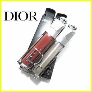 §★DIOR(ディオール)☆ディオール アディクト リップ マキシマイザー☆リップグロス☆ロゼ☆ホログラフィック シルバー☆計2点