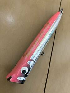 中古品　カミワザ　デコポップスリム　130Ｆ　KAMIWAZA DECOPOP SLIM ヒラマサルアー　青物ルアー　トップウォーター