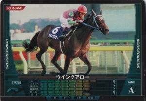 HORSE RIDERS　カード　HB07B112／200　ウイングアロー　競馬　JRA　競走馬
