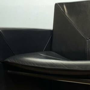 -od8122｜Cassina ixc. 総本革 ミニマムモダンレザーラウンジチェア｜FLEXFORM フレックスフォルム カッシーナ ウィスキー CIBONE シボネの画像9