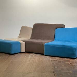 -od717｜ligne roset ROSETConfluences ウルトラスエード マルチパズリングトリプルシートソファ｜リーンロゼ カッシーナ CIBONE シボネ の画像3